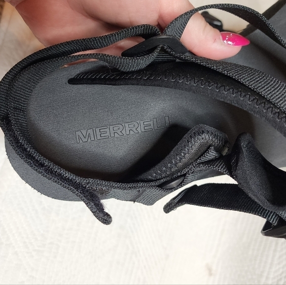 Merrell Men\'s Alpine Strap Black Sandal. Men\'s size 14. New! main image 6